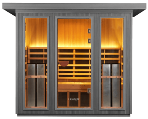 clearlight sanctuary 5 person outdoor sauna