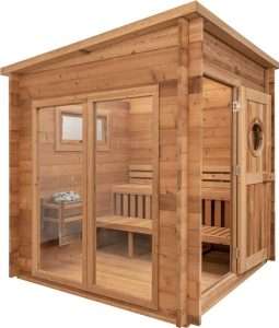 redwood outdoors 8 person garden sauna