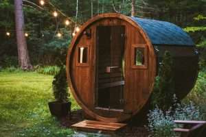 redwood outdoors sauna dealer