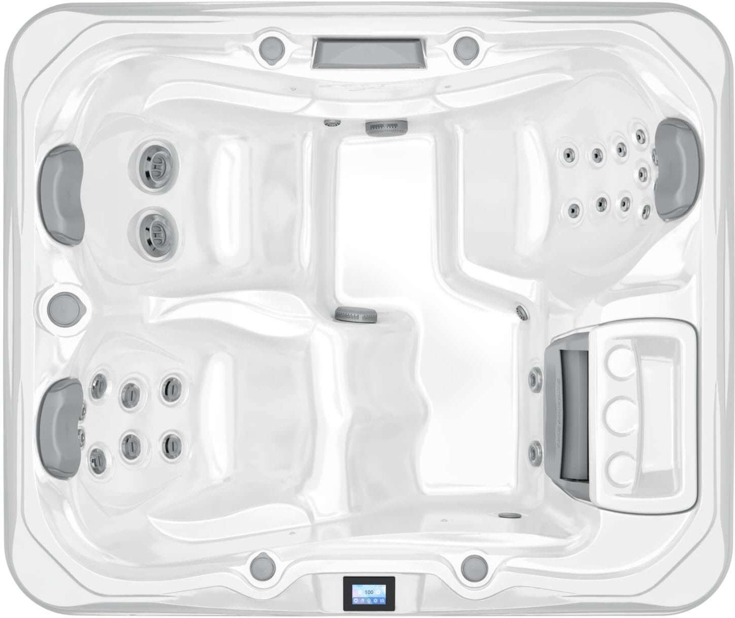 sundance spas dover overhead view