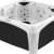 White Diamond with Black Panels