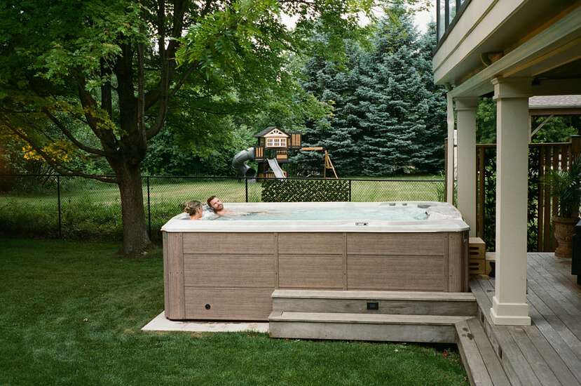 sundance swim spa installation